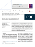 Experimental Study of Thermal Field Deriving From An Underground Electrical Power Cable Buried in Non-Homogeneous Soils Delietovollaro2014