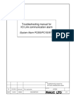 Troubleshooting Manual For I/O Link Communication Alarm: (System Alarm PC050/PC150/971)