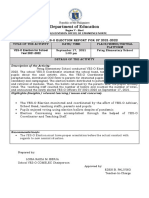 Department of Education: School Yes-O Election Report For Sy 2021-2022