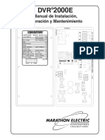 DVR 2000E Manual de Instalación, Operación y Mantenimiento