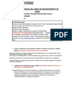 EXAMEN PARCIAL ABASTECIMIENTO DE AGUA (1) Geanfranco Ñzevallos