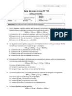 Semana09 - Hoja de Ejercicios 13 ESTEQUIOMETRÍA