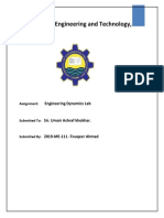 2019-Me-111 Lab Report 2 (Quick Return Mechanism)