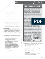 The Future of Food: Exam Practice: Reading