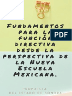 Fundamentos para La Función Directiva