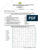 Third Monthly Exam - Science 7