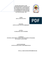 Reporte Sobre Los Principios de Interculturalidad, Igualdad y La Inclusión