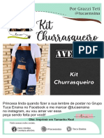 Molde Avental Kit Churrasqueiro Brunno