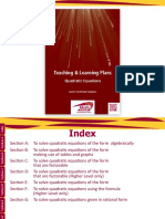 Introduction To Quadratic Equations