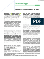 Microbial Biotechnology - 2022 - Harper - Fermentation of Plant Based Dairy Alternatives by Lactic Acid Bacteria