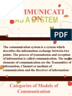 Design Models of Communication