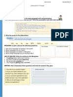 XI Grade English Worksheet For Students