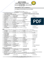 MAPEH 9 Diagnostic Test