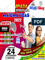 Bases Del V Concurso Nacional de Matemática 2022