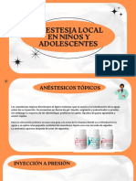 Anestesia Local en Niños y Adolescentes