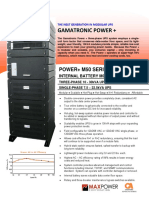 Gama Power m50 Internal Battery Brochure