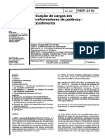 NBR5416 - Aplicação de Cargas em Trafo