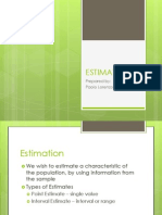 Estimation