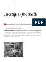 Tactique (Football) - Wikipédia