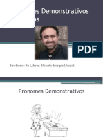 3) Pronomes Demonstrativos em Libras