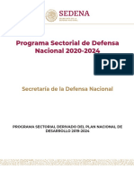 Programa Sectorial 2020-2024