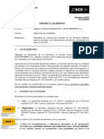 Opinión 113-2021 - ELECTROPERU - Aplicación de Penalidades - PDF ZARI