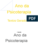 Ano Da Psicoterapia Textos Geradores