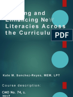 Building and Enhancing New Literacies Across The Curriculum