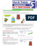 El Diptongo y Triptongo para Quinto Grado de Primaria