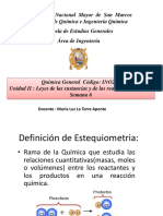 Semana 6 - Estequiometria - I 2020