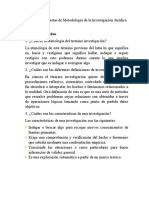 Preguntas y Respuestas de Metodología de La Investigación Jurídica