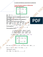 Solving Systems of Linear Differential Equations by Elimination