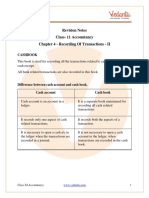 Class 11 Accountancy Chapter-4 Revision Notes