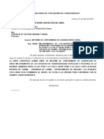 Informe de Conformidad de Supervisor