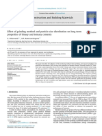 2017 Effect of Grinding Method and Particle Size Distribution On Long Termproperties of Binary and Ternary Cements