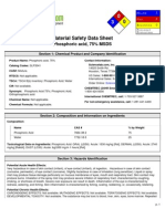 Msds Phosphoric Acid