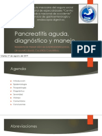 Presentación Pancreatitis Aguda Diagnóstico y Manejo