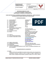 Silabo Diseño Estructural de Edificaciones