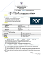 M8Q1 - Southeast Asian Music - SUMMATIVE TEST