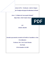 Resenha - A Prática Da Conversação Pastoral - Módulo de O Perfil Do Conselheiro