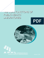 The Core Functions of Public Health Laboratories: Revised in 2014