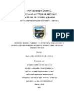 Curso Riegos - Demanda Hidrica para Los Cultivos Papa, Maiz, Alfalfa y Lechuga, Centro Poblado de Acoyo - Pueblo Libre - Huaylas. Periodo 1993-2013