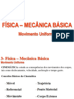 Física-Mecânica Básica - CAP - 3 Movimento Uniforme - Unilasalle