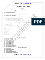 MGT501 Short Notes