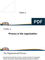 TOPIC 4-Process in The Organization