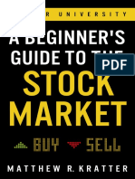 A Beginners Guide To The Stock Market Everything You Need To Start Making Money Today by Kratter, Matthew R. (Kratter, Matthew R.)