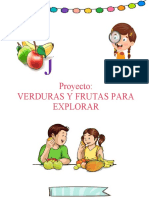 Proyecto 5 Años Frutas y Verduras para Explorar