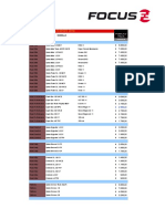 Listino Prezzi Focus 2014