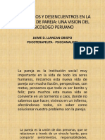 ENCUENTROS Y DESENCUENTROS EN LA RELACION DE PAREJA Llancan