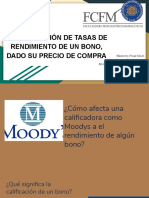 4.2.3.determinación de Tasas de Rendimiento de Un Bono, Dado Su Precio de Compra.